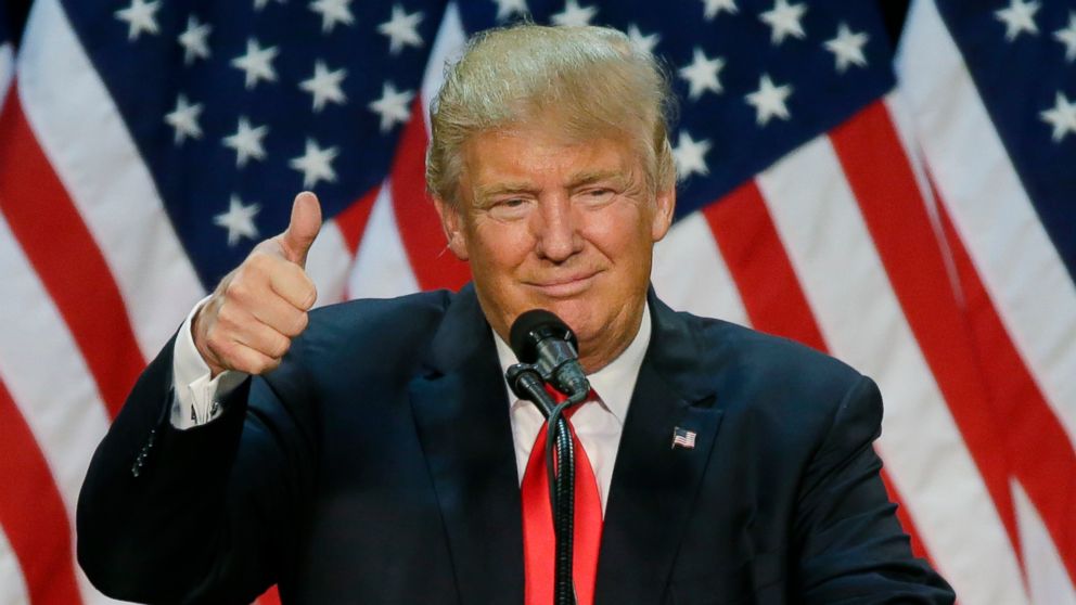 Republican presidential candidate Donald Trump speaks during a rally in Eugene, Ore., May 6, 2016.