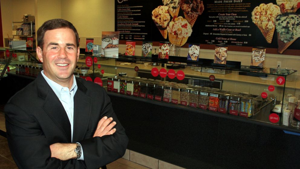 PHOTO: Cold Stone Creamery Chief Executive Doug Ducey is pictured in the training store, located at their new headquarters, July 27, 2005, in Scottsdale, Ariz.