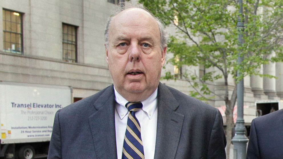  Attorney John Dowd walks in New York, April 29, 2011.
					