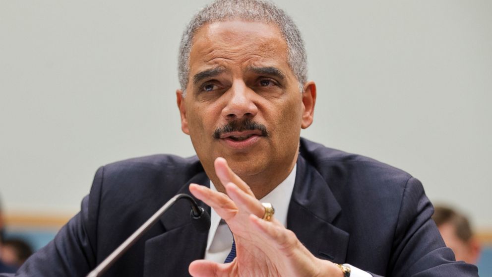 PHOTO: This April 8, 2014 file photo Attorney General Eric Holder testifies on Capitol Hill in Washington.