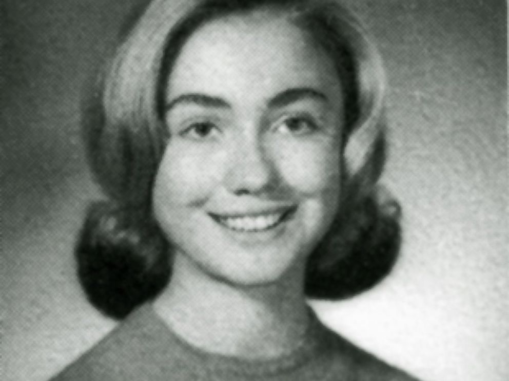 PHOTO: Hillary Rodham is shown in her 1965 senior class portrait from East High School in Park Ridge, Ill.