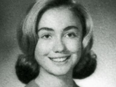 PHOTO: Hillary Rodham is shown in her 1965 senior class portrait from East High School in Park Ridge, Ill.