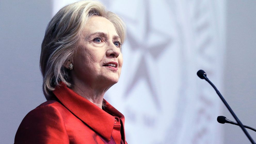 PHOTO: Hillary Rodham Clinton delivers a speech at Texas Southern University in Houston, June 4, 2015.