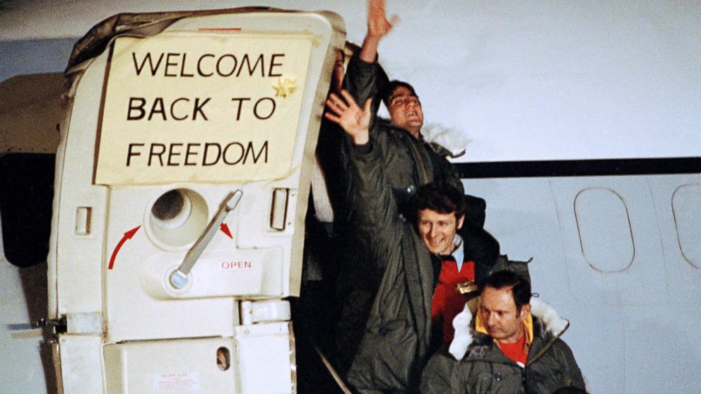 52 U.S. hostages held in Iran fly to freedom after 444-day ordeal 40 years ago this hour (Jan 20 ...