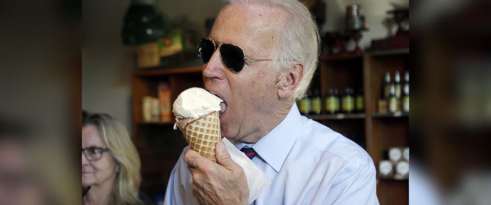 Joe Biden Eats Ice Cream 'Like a Boss' - ABC News