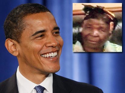 Video: Obamas step-grandmother travels to D.C.