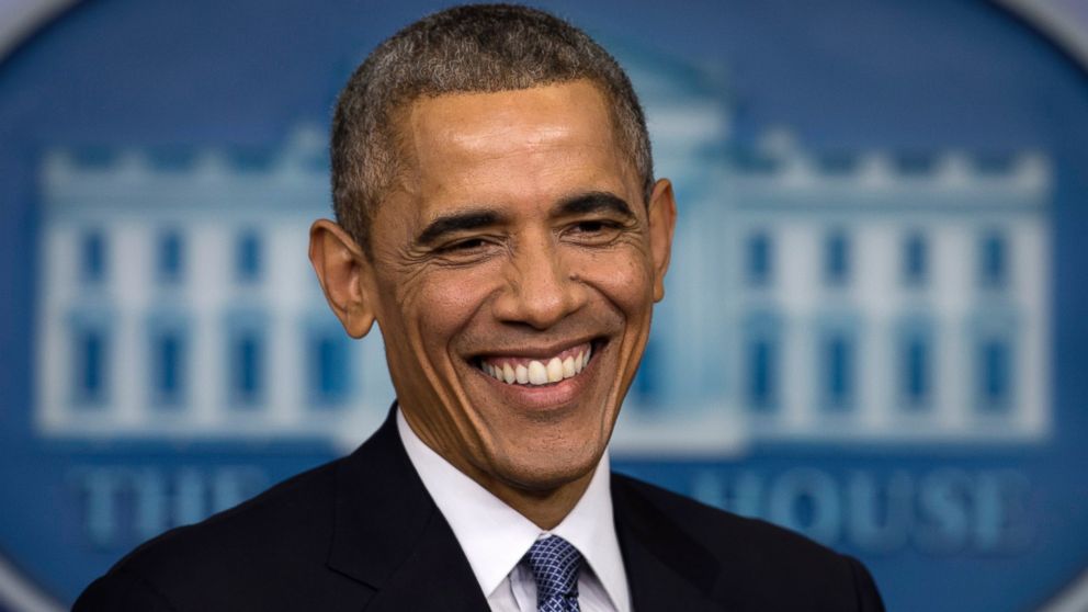President Barack Obama speaks during a news conference in the Brady Press Briefing Room of the White House in Washington, Dec. 19, 2014. 