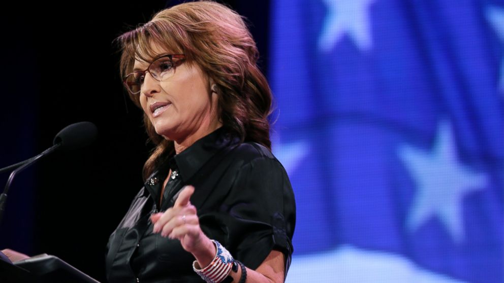 Former Alaska Gov. Sarah Palin speaks during the Freedom Summit, Saturday, Jan. 24, 2015, in Des Moines, Iowa.