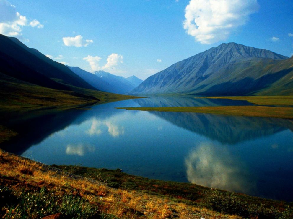 PHOTO: A view of the Narrows from Schrader to Peters Lake, Alaska, in the Arctic National Wildlife Refuge.