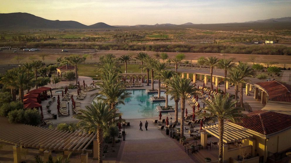 PHOTO: The grounds of the Casino Del Sol Hotel which overlook the tribal lands of the Pascua Yaqui Indian Reservation in Arizona, March 18, 2014.