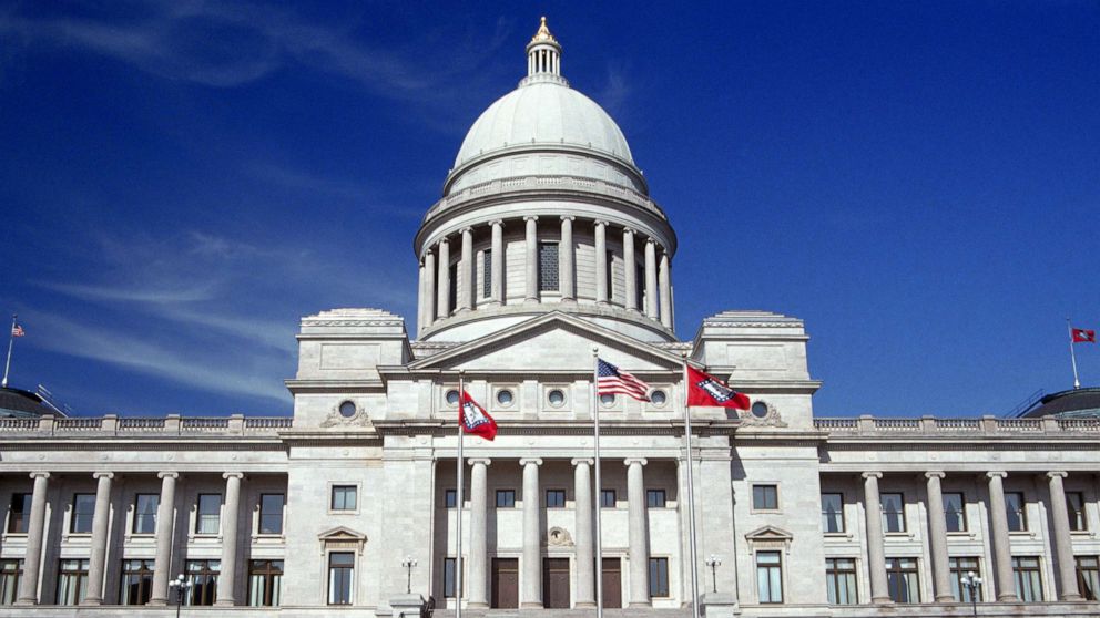 PHOTO: In this undated file photo, the Arkansas State Capitol is shown in Little Rock, Arkansas.