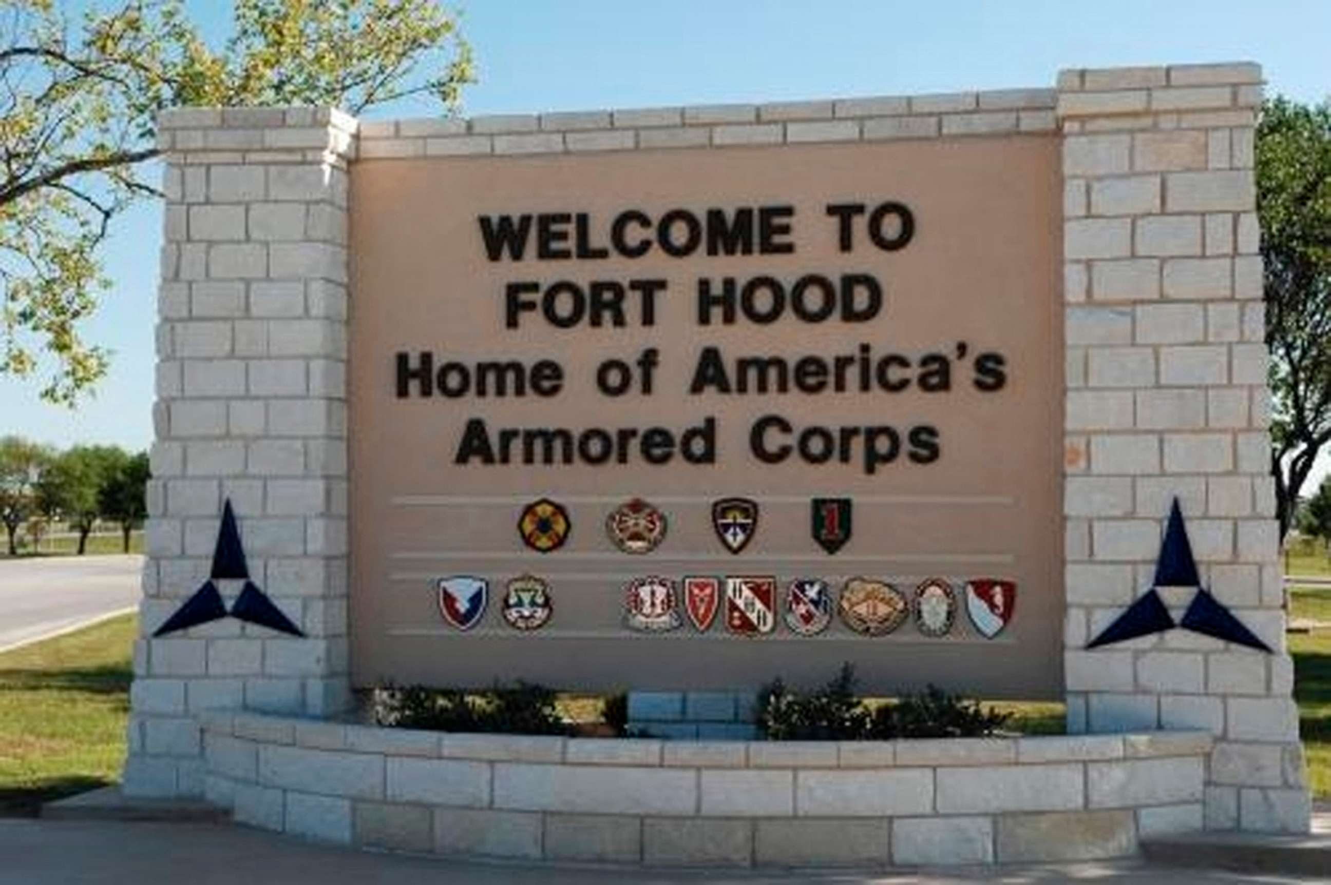 PHOTO: The main gate at the U.S. Army post at Fort Hood, Texas is pictured in this undated photograph, obtained on Nov. 5, 2009.  