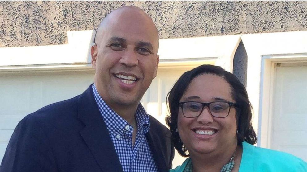 PHOTO: Ashley Bennett pictured with Sen. Cory Booker, D-N.J. 