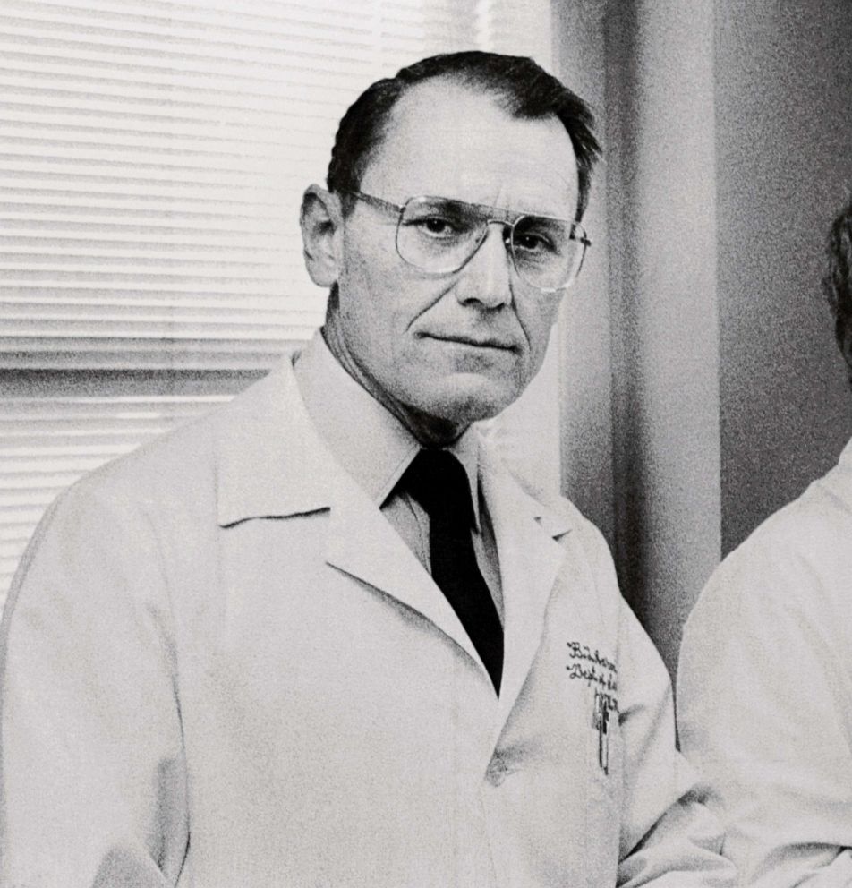 PHOTO: Dr. Benjamin Aaron, the surgeon who removed a bullet from President Reagan after a 1981 assassination attempt, poses in an undated photograph.