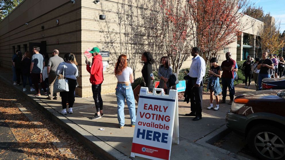 Early voting kicks off in Georgia's Senate runoff as legal challenges on access mount - ABC News