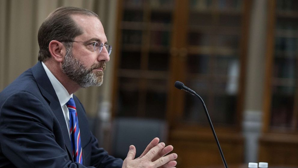 PHOTO: Secretary of Health and Human Services Alex Azar testifies before the House Appropriations Committee, Feb.26, 2020, in Washington, D.C.