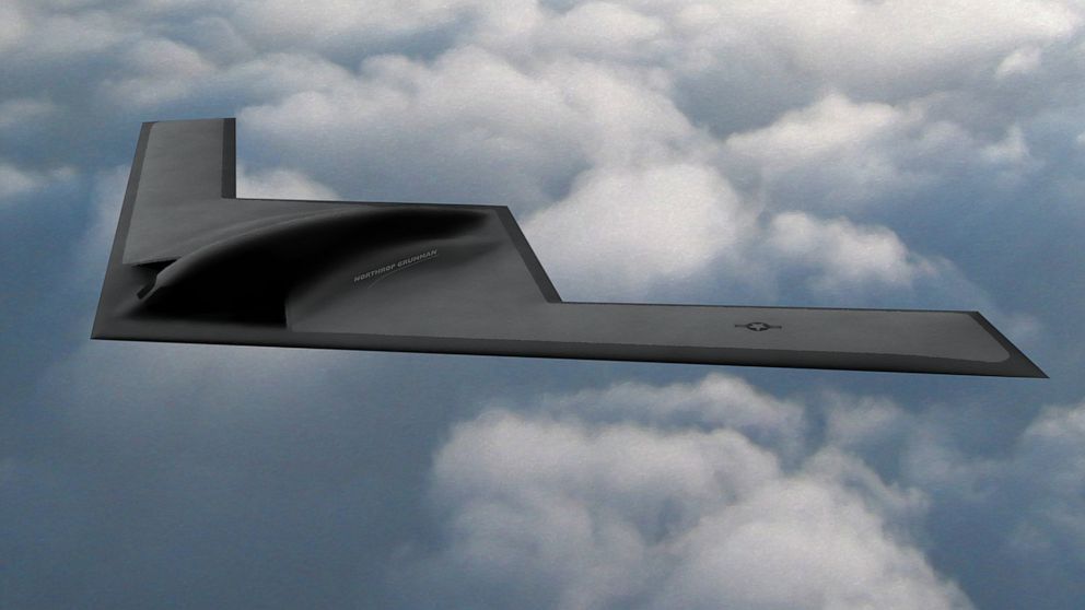 PHOTO: Shown is a B-21 Raider artist rendering graphic.