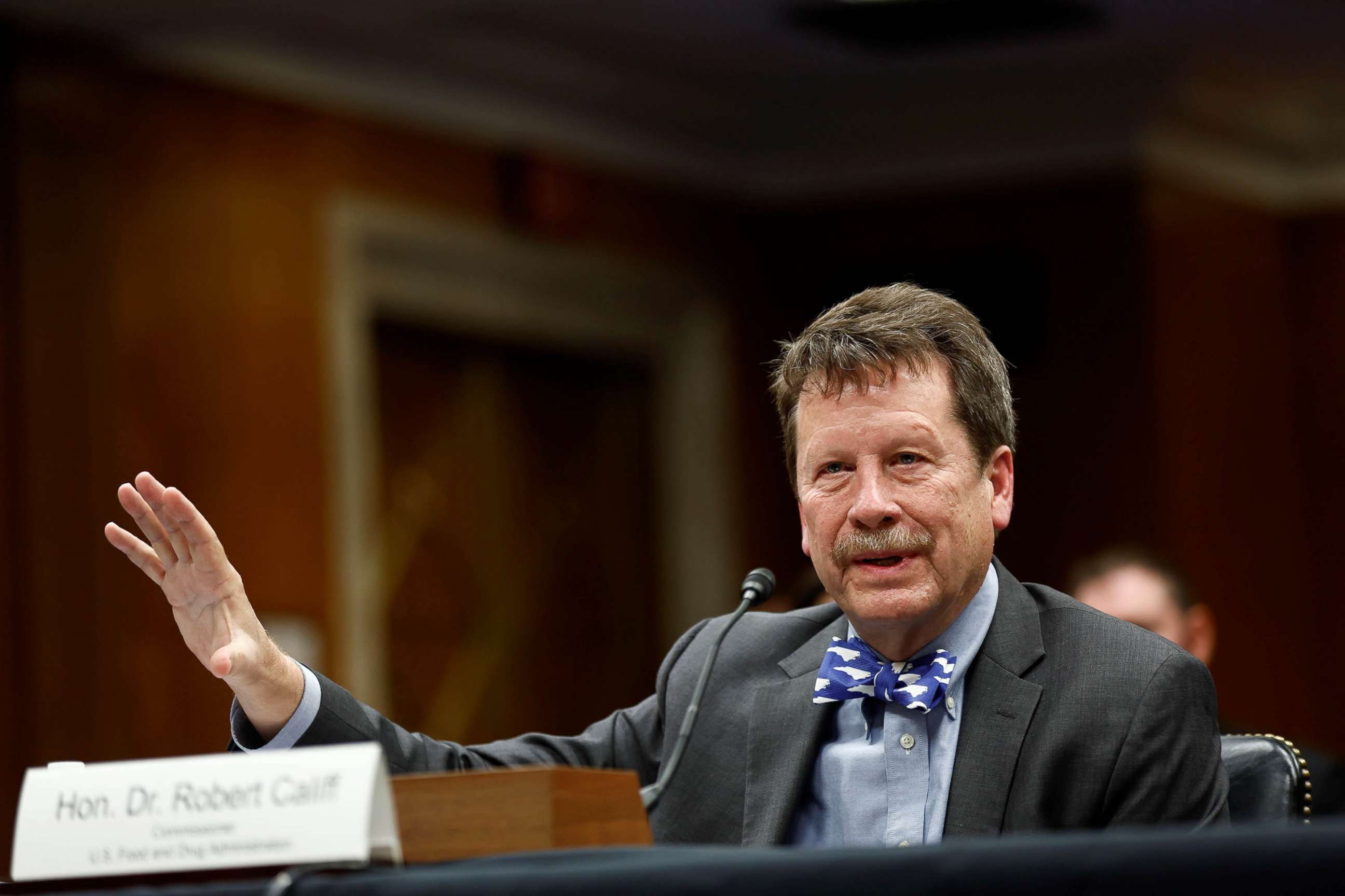PHOTO: Food and Drug Administration Commissioner Robert Califf attends a hearing in Washington, April 18, 2022.