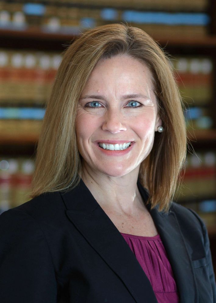 PHOTO: Judge Amy Coney Barrett in an undated file photo. 