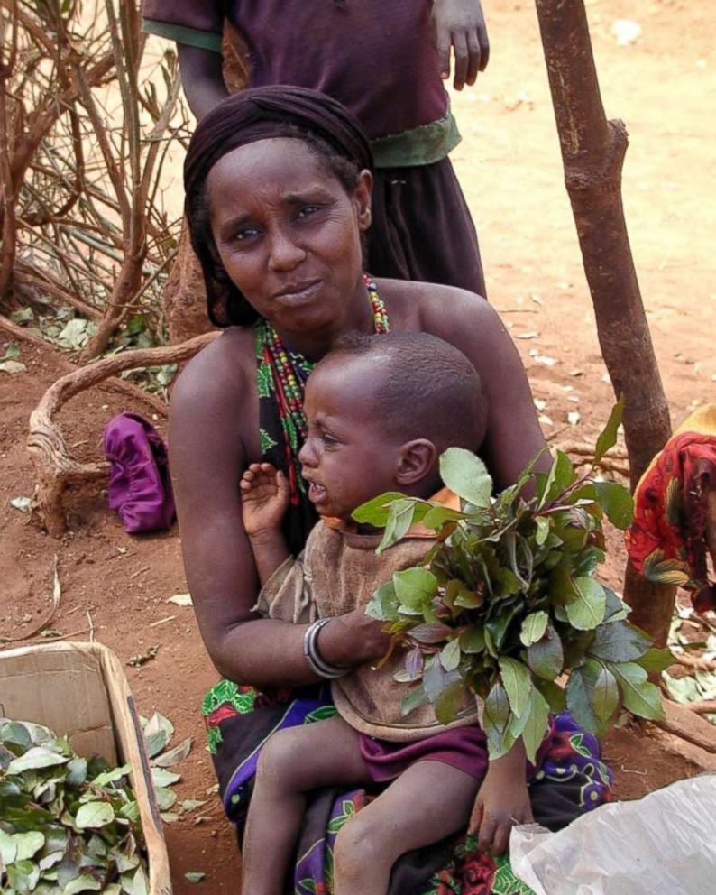 PHOTO: A Kenyan mother with her son