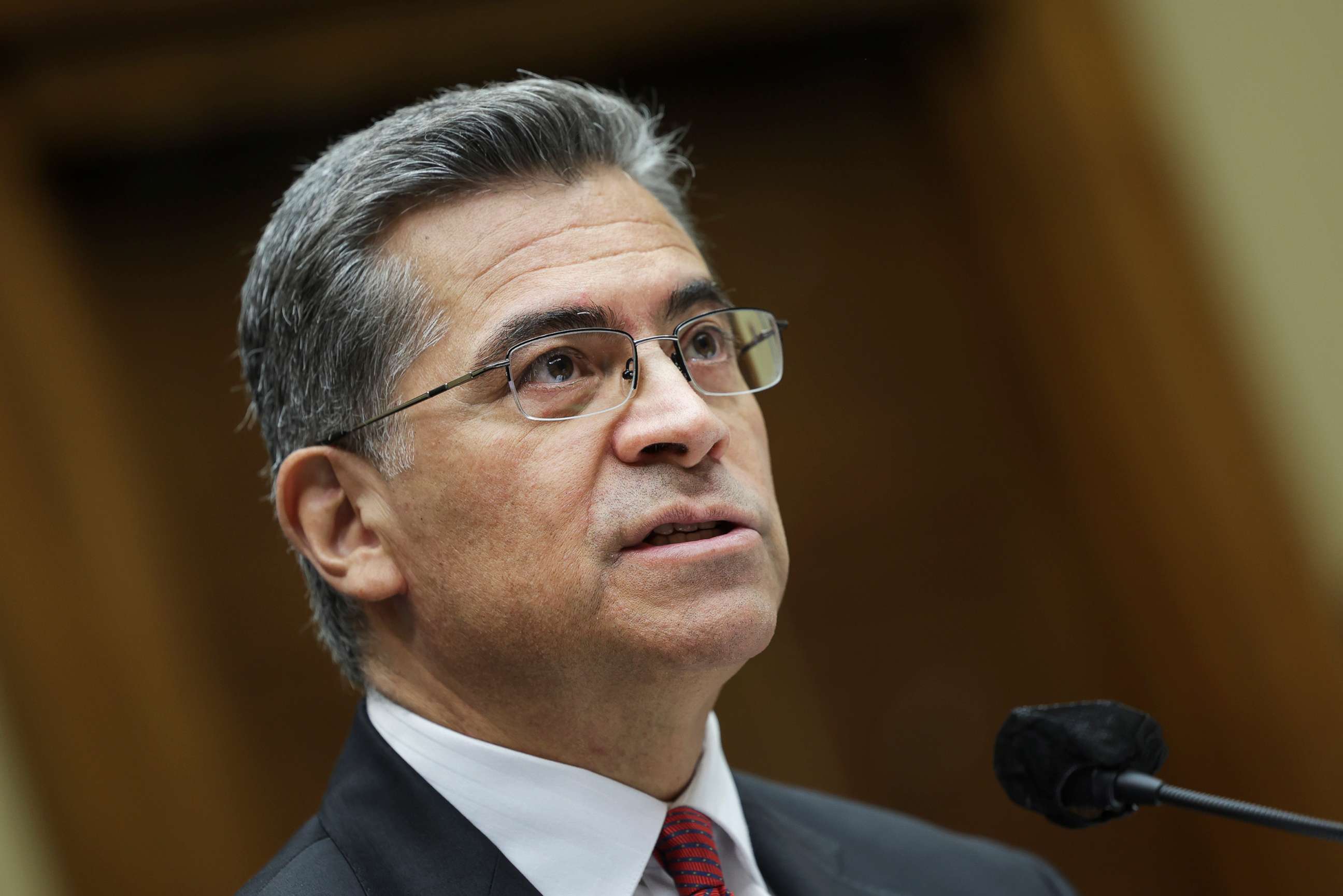 PHOTO: Health and Human Services Secretary Xavier Becerra testifies before a House Committee on Energy and Commerce Health Subcommittee on Capitol Hill, April 27, 2022, in Washington.