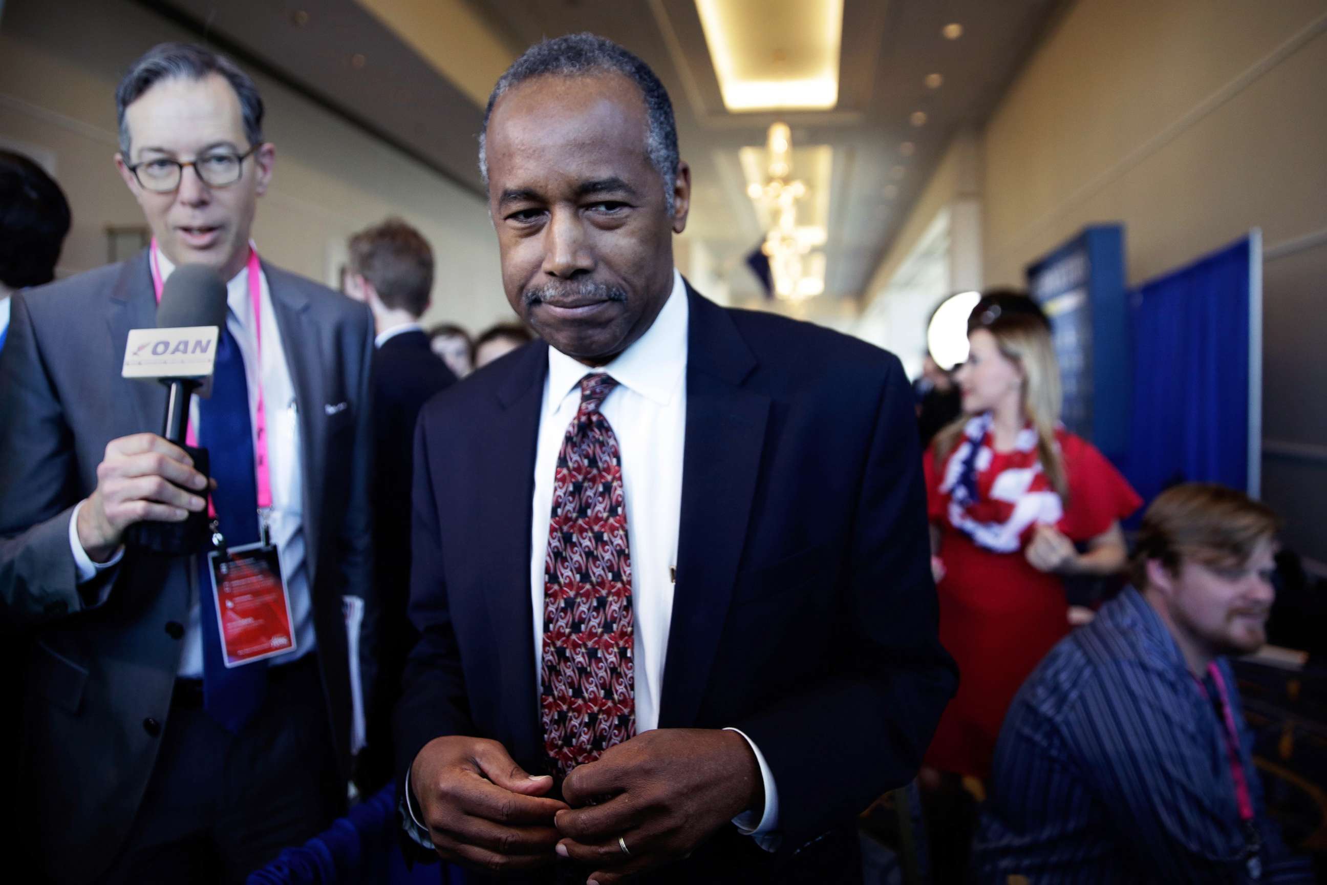 PHOTO: Secretary of Housing and Urban Development Ben Carson attends the Conservative Political Action Conference (CPAC), Feb. 28, 2019 in National Harbor, Md.