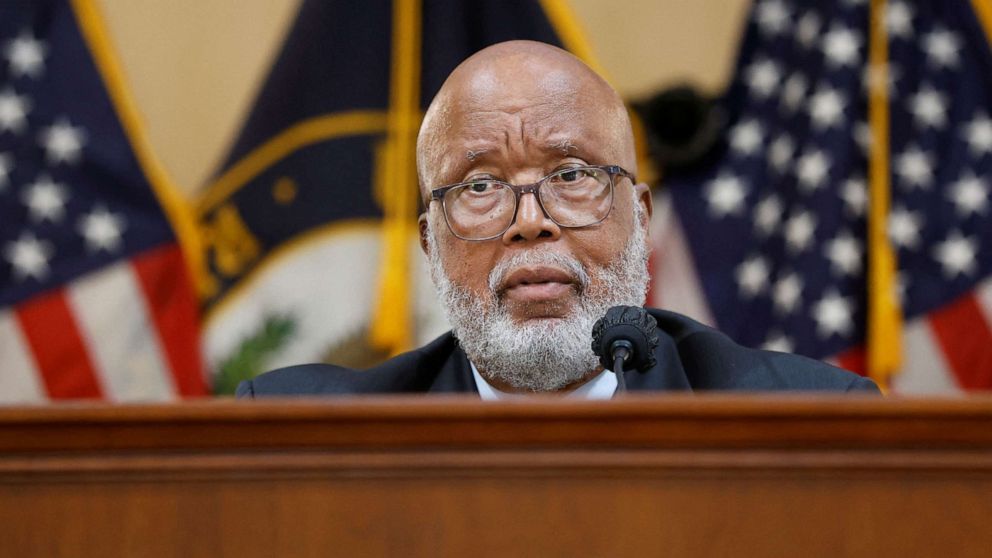 PHOTO: Chairman U.S. Representative Bennie Thompson participates in the opening public hearing of the U.S. House Select Committee to Investigate the January 6 Attack on the United States Capitol, on Capitol Hill in Washington, D.C., June 9, 2022.