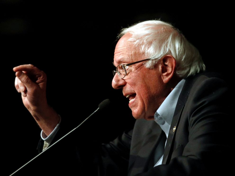 PHOTO: In this Oct. 30, 2018 file photo, Sen. Bernie Sanders, I-Vt., speaks at a campaign rally in Bethesda, Md.