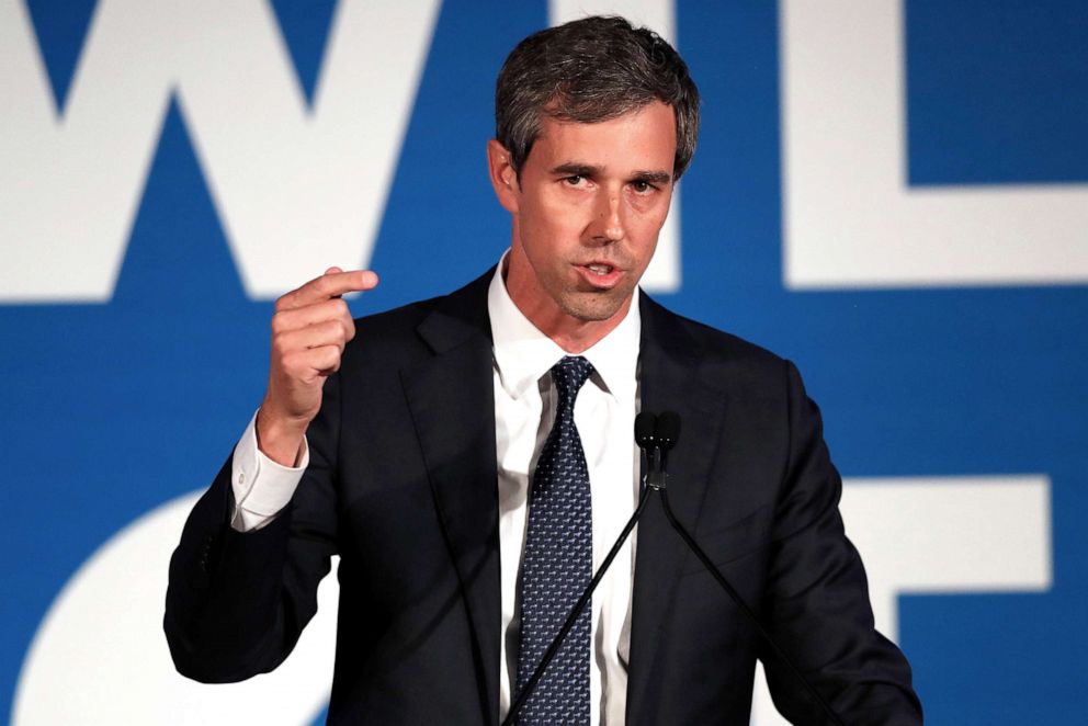 PHOTO:Democratic presidential candidate Beto O'Rourke speaks during the I Will Vote Fundraising Gala Thursday, June 6, 2019, in Atlanta.