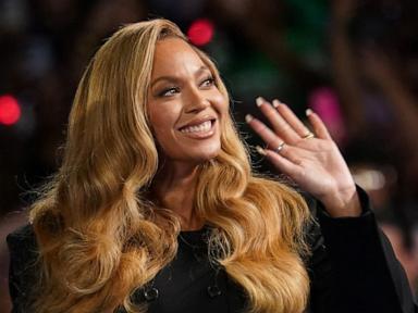 Beyoncé appears at Harris rally in Houston