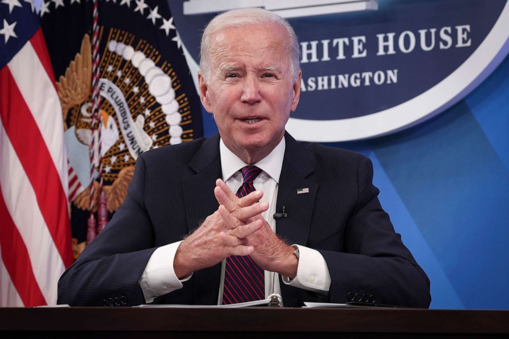 PHOTO: President Joe Biden delivers remarks during an event on Sept. 2, 2022, in Washington, D.C.