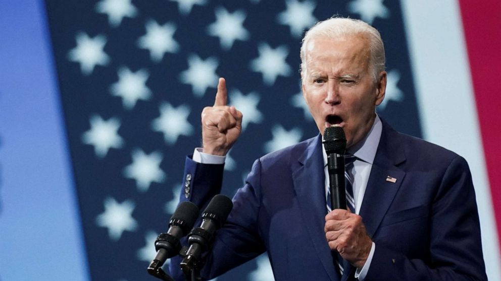 PHOTO: President Joe Biden delivers remarks on gun crime and his "Safer America Plan" during an event in Wilkes Barre, Pa., Aug. 30, 2022. 