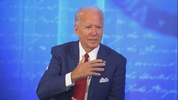 Video Key moments from ABC News town hall with Joe Biden - ABC News