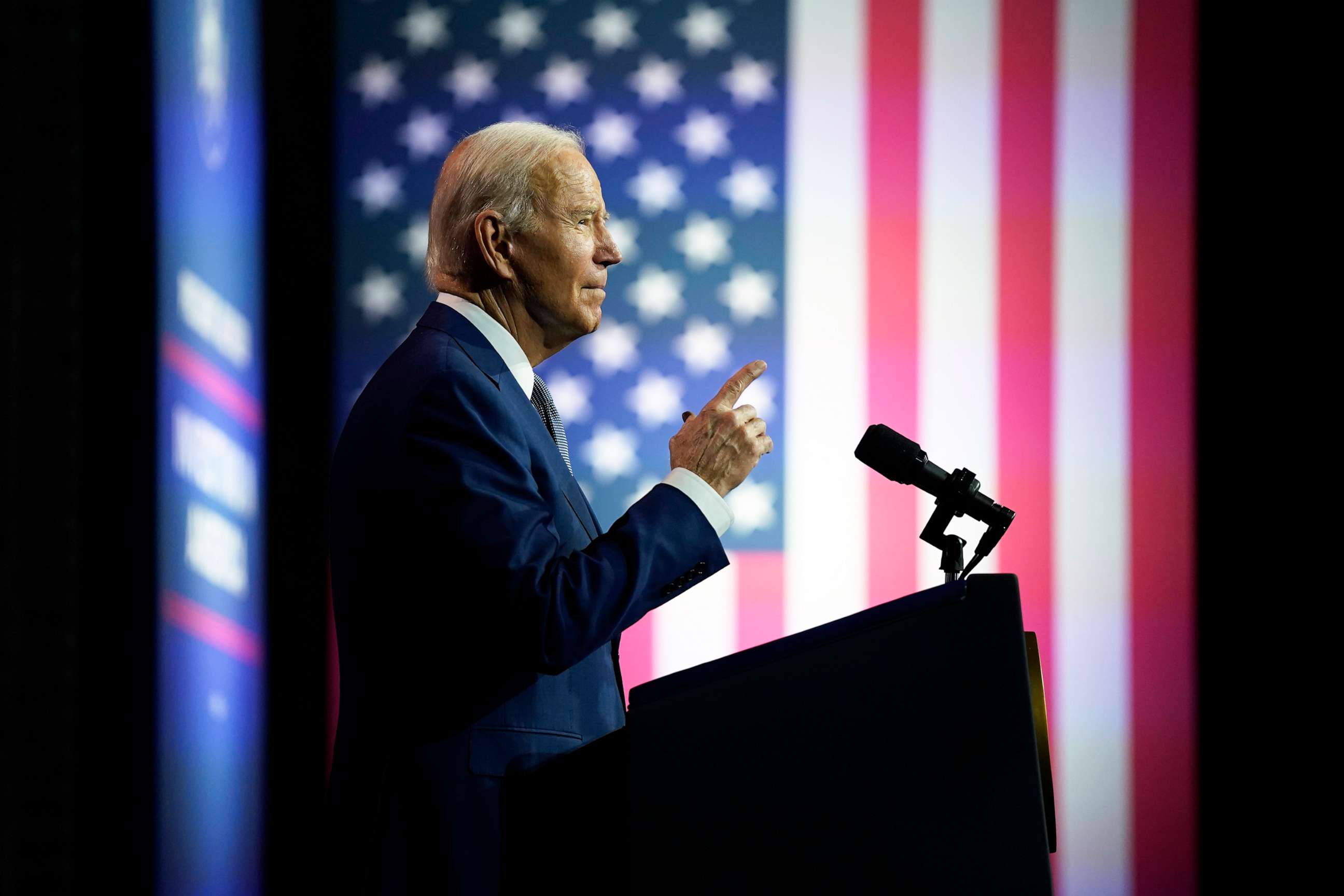 PHOTO: President Joe Biden speaks on the debt limit during an event at SUNY Westchester Community College, on May 10, 2023, in Valhalla, N.Y.