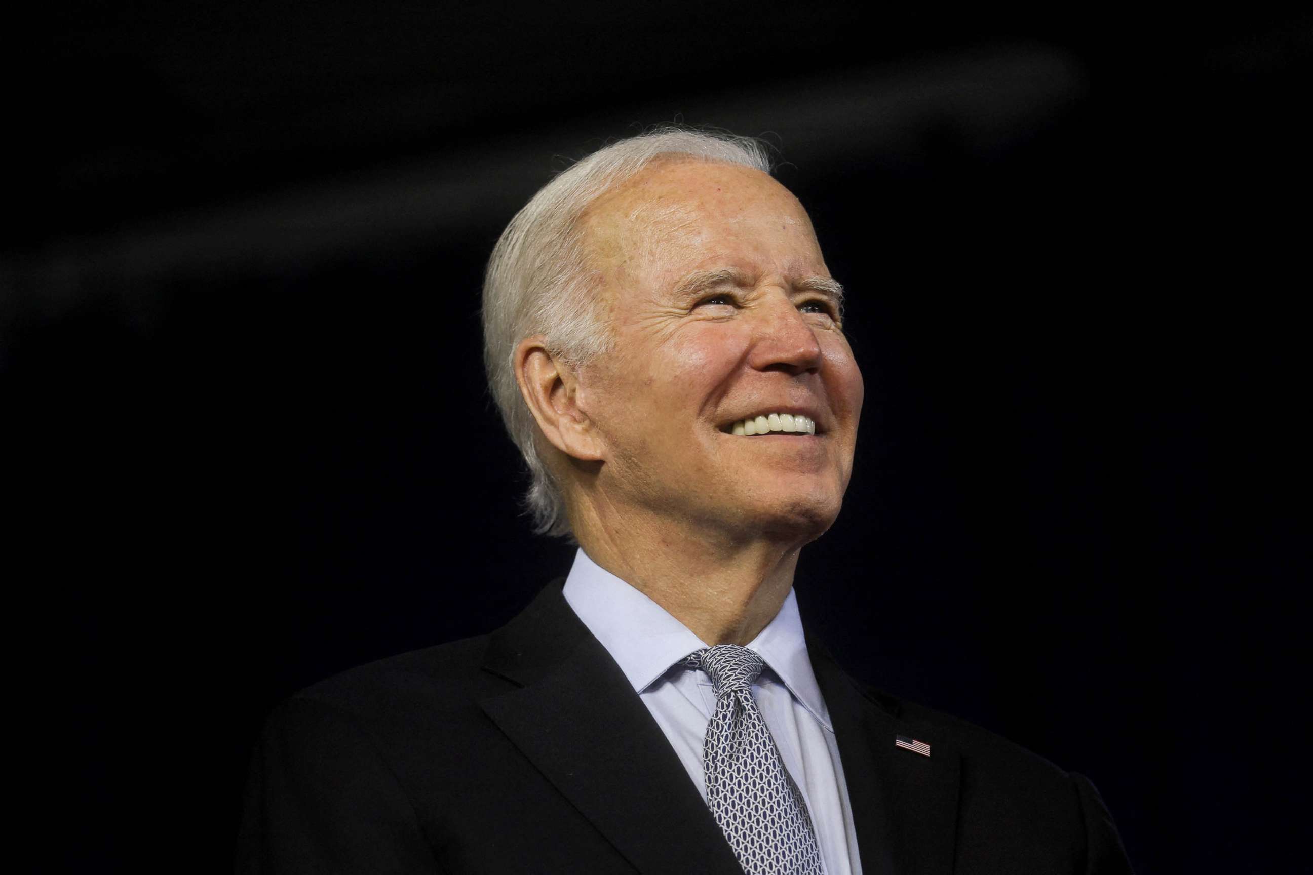 U.S. President Joe Biden attends a campaign rally, Nov.7, 2002, in Bowie, Md.