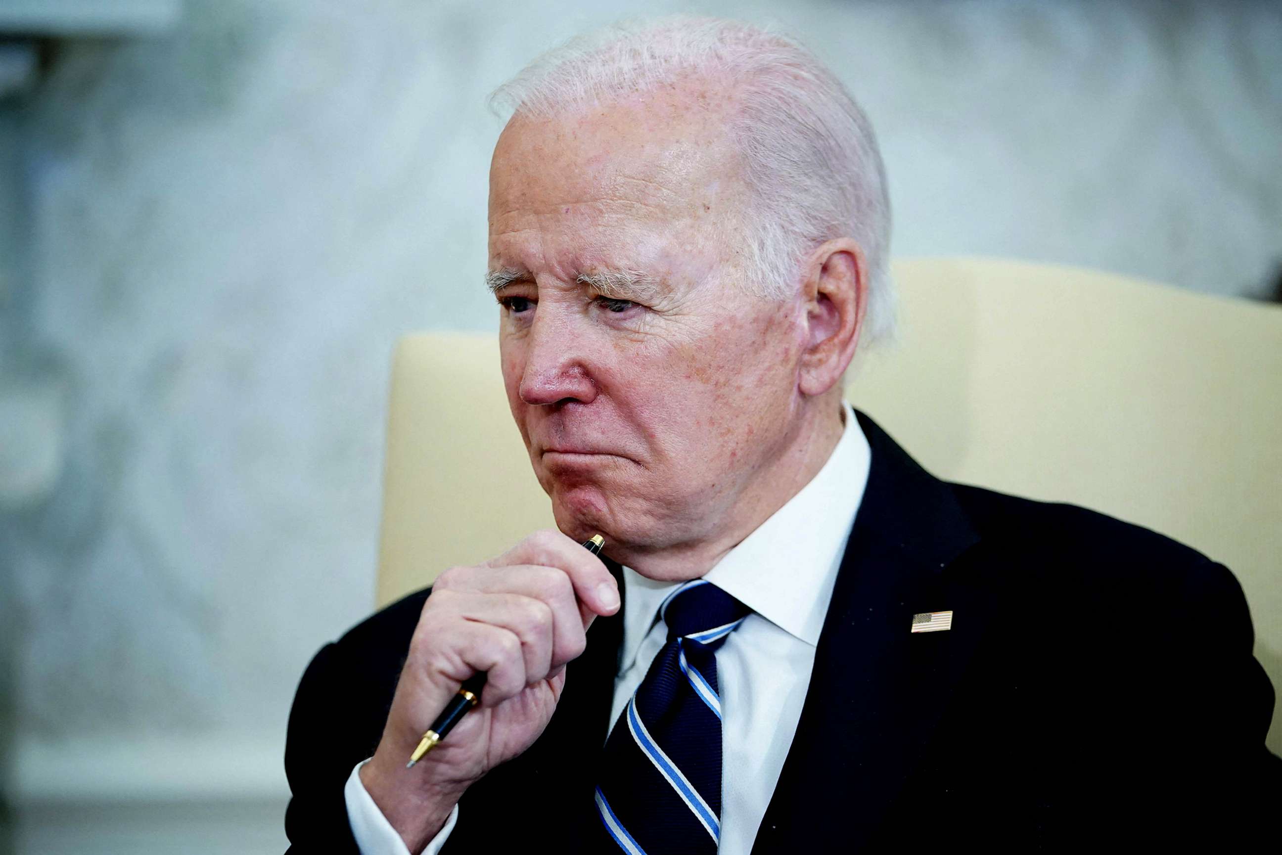 PHOTO: President Joe Biden in the Oval Office of the White House in Washington, D.C., on Jan. 13, 2023.