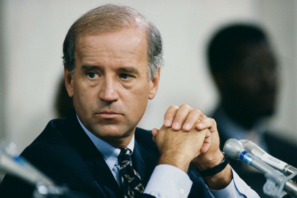PHOTO: Senator Joe Biden during the Clarence Thomas Hearings, Sept. 20, 1991.