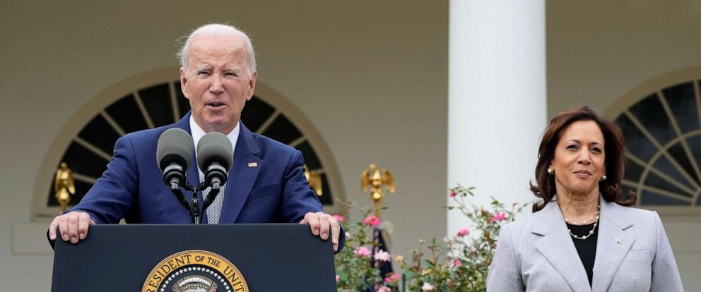 PHOTO: President Joe Biden speaks about gun safety,Sept. 22, 2023, from the Rose Garden of the White House in Washington.