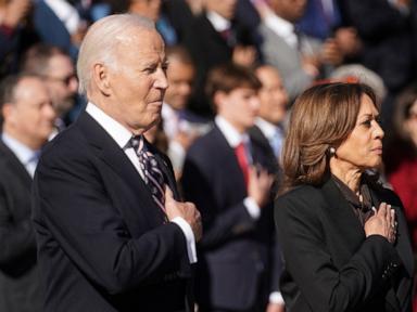 Biden on Veterans Day calls for US to 'come together as a nation'