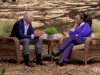 PHOTO: Former vice president Joe Biden told Oprah Winfrey he regrets that he doesnt currently occupy the Oval Office in an OWN Network interview.