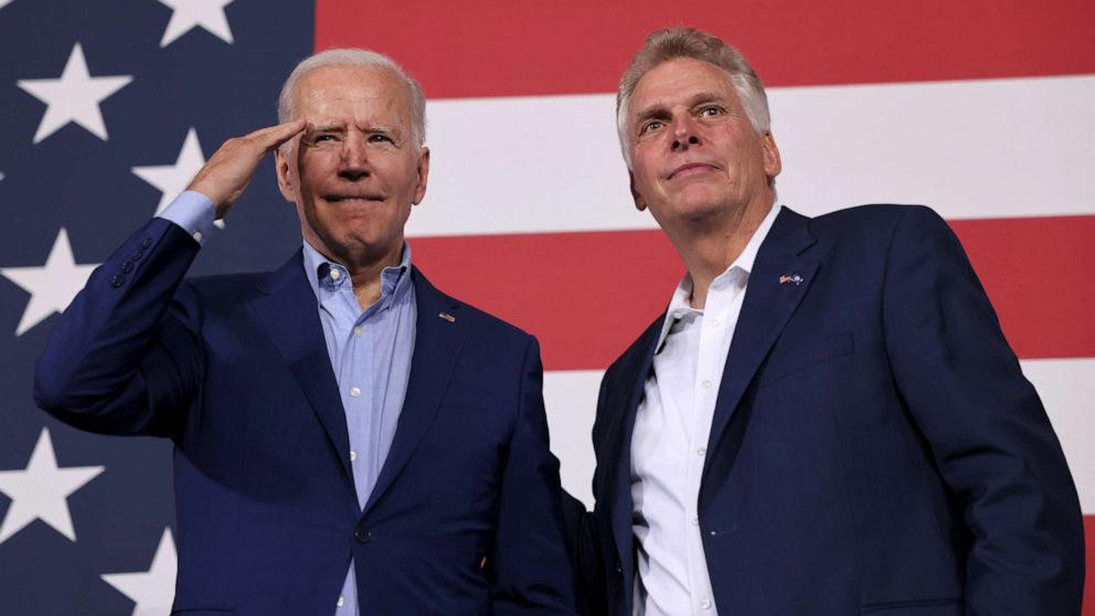 Biden stumping for McAuliffe in Virginia ahead of gubernatorial election