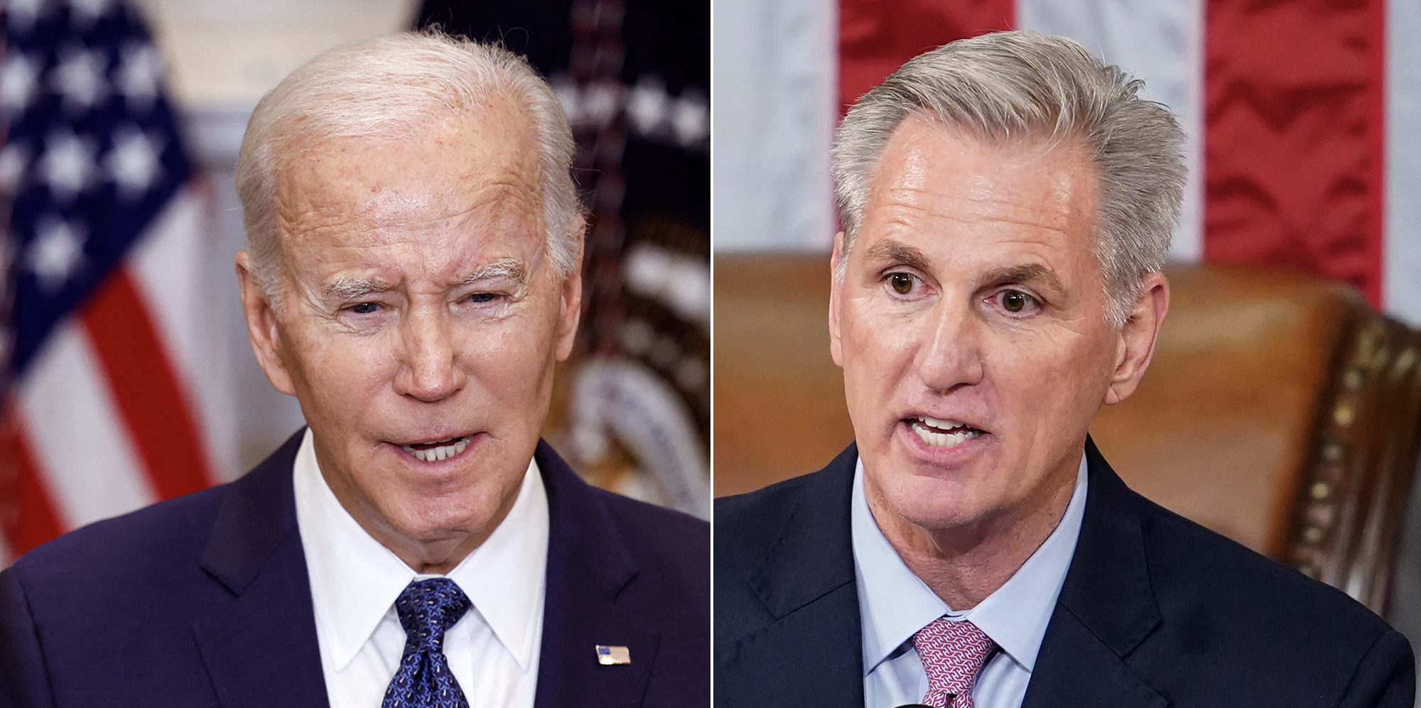 PHOTO: President Joe Biden and Speaker of the House Kevin McCarthy.