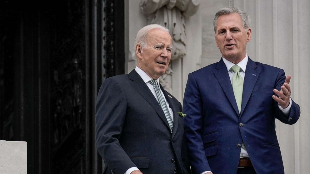 Biden and McCarthy meeting on debt ceiling, weeks away from deadline to ...