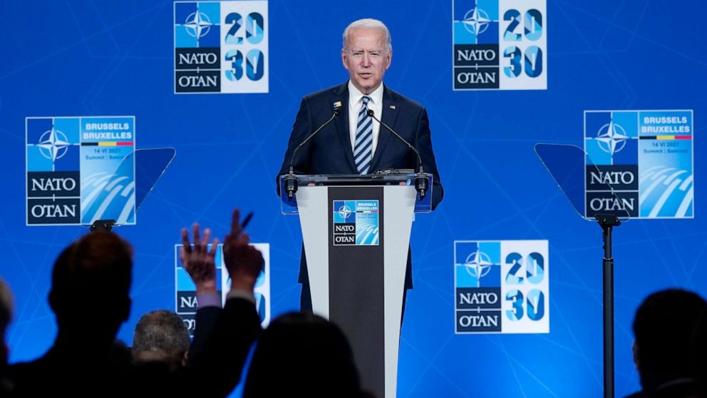 President Joe Biden called the United States’ commitment to NATO’s Article 5 -- which states that an attack on one member nation is an attack on all --  "unshakable."