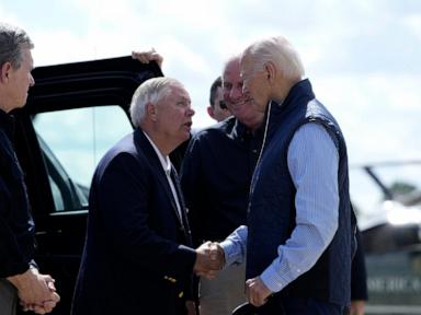 Biden and Harris visit Hurricane Helene-ravaged Southeast