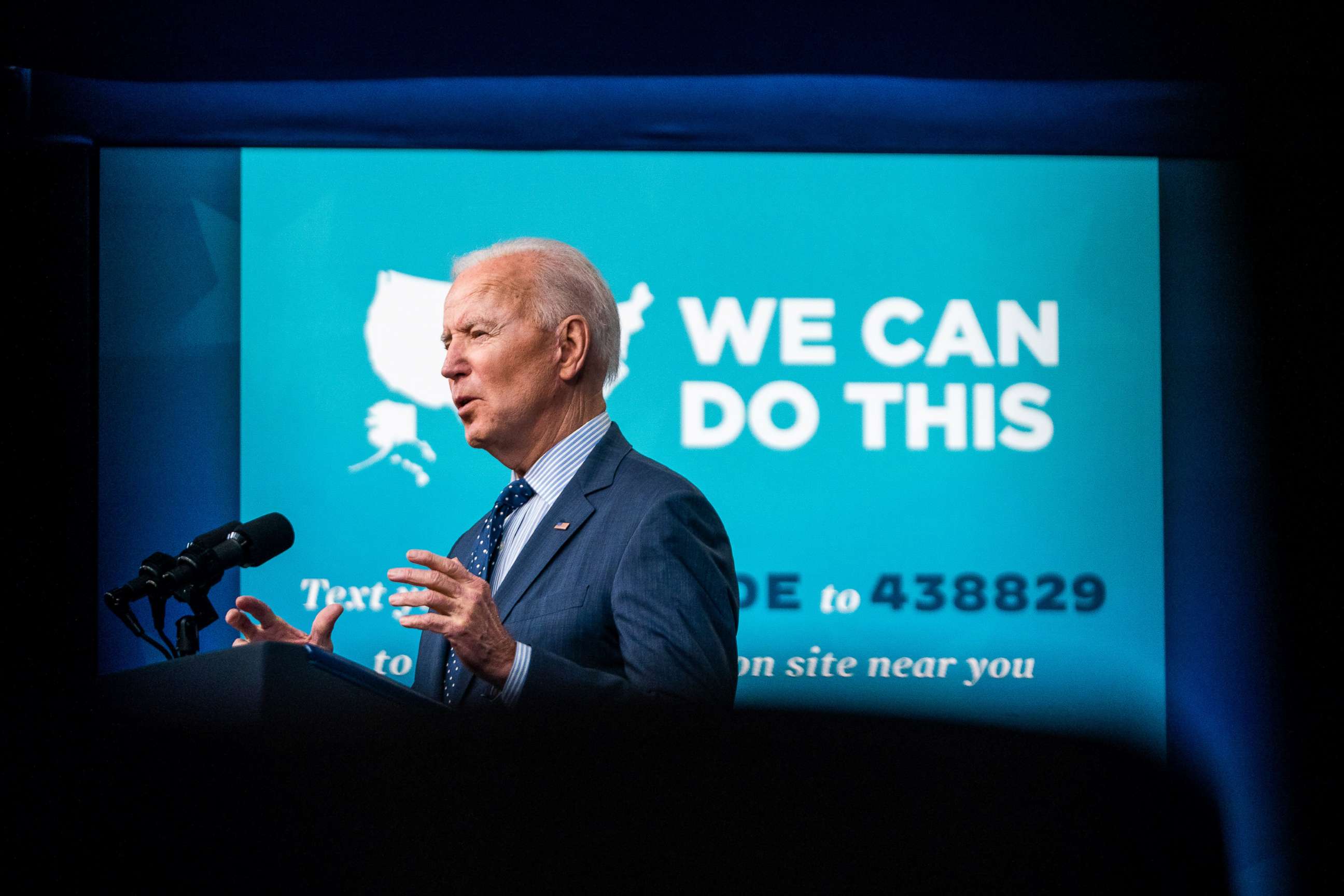 PHOTO: President Joe Biden makes remarks regarding his Covid-19 response, announcing plans to work with churches, colleges, businesses and celebrities to boost coronavirus vaccinations in the U.S., on June 2, 2021 in Washington, D.C. 