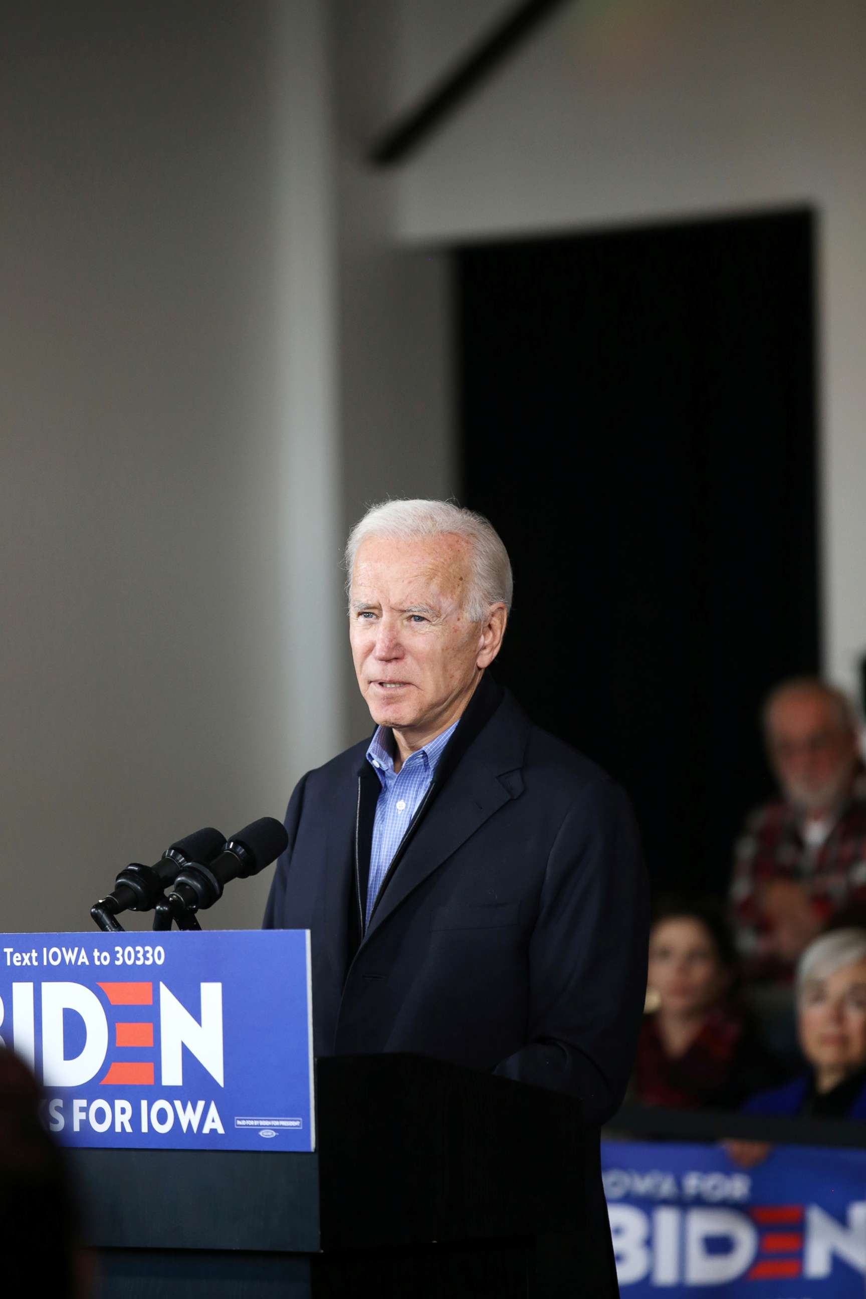 PHOTO: Democratic presidential candidate Joe Biden holds a community event in Des Moines, Iowa, Nov. 23, 2019.  