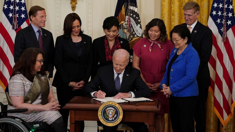 Biden signs anti-Asian hate crime bill into law