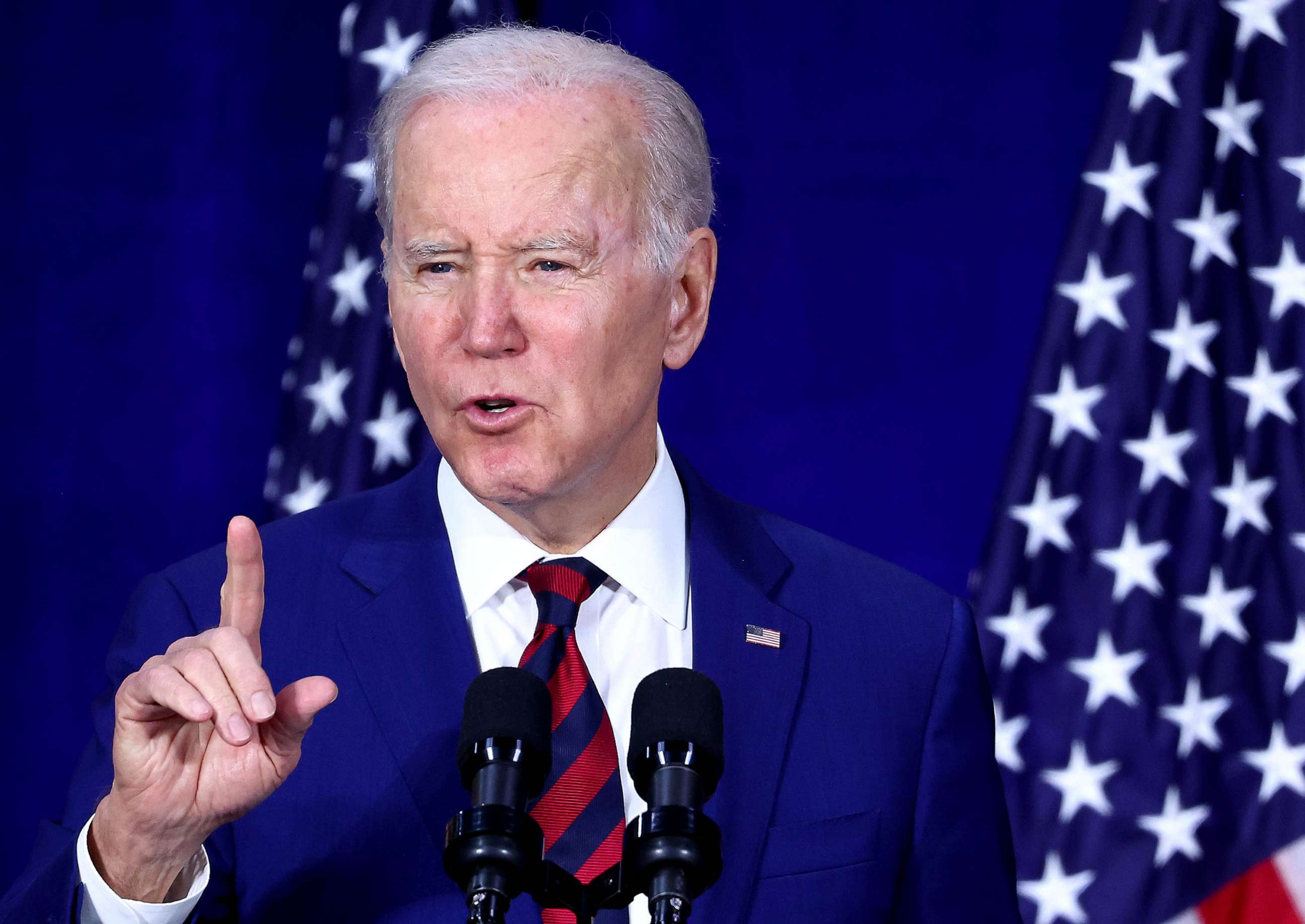 PHOTO: FILE - President Joe Biden speaks at an event, March 14, 2023 in Monterey Park, Calif.