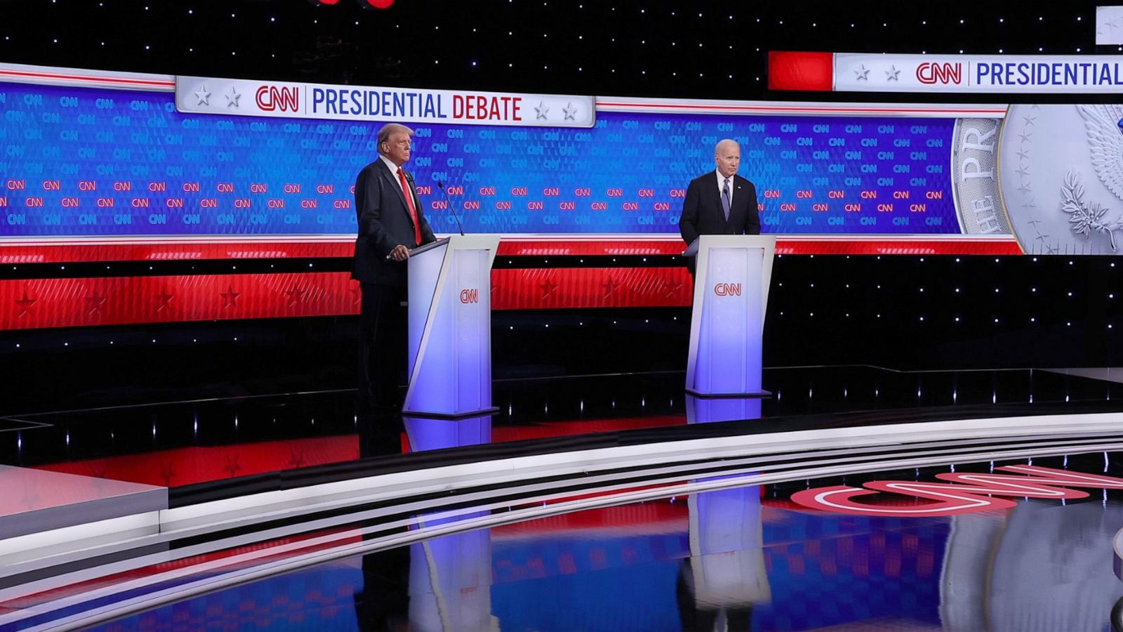 BidenTrump presidential debate live updates 2024 rematch is underway